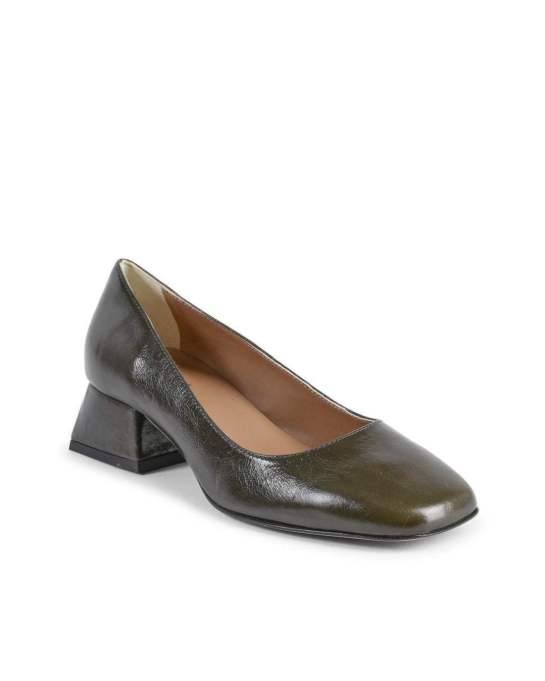 Bicolor Leather Ballet Flats