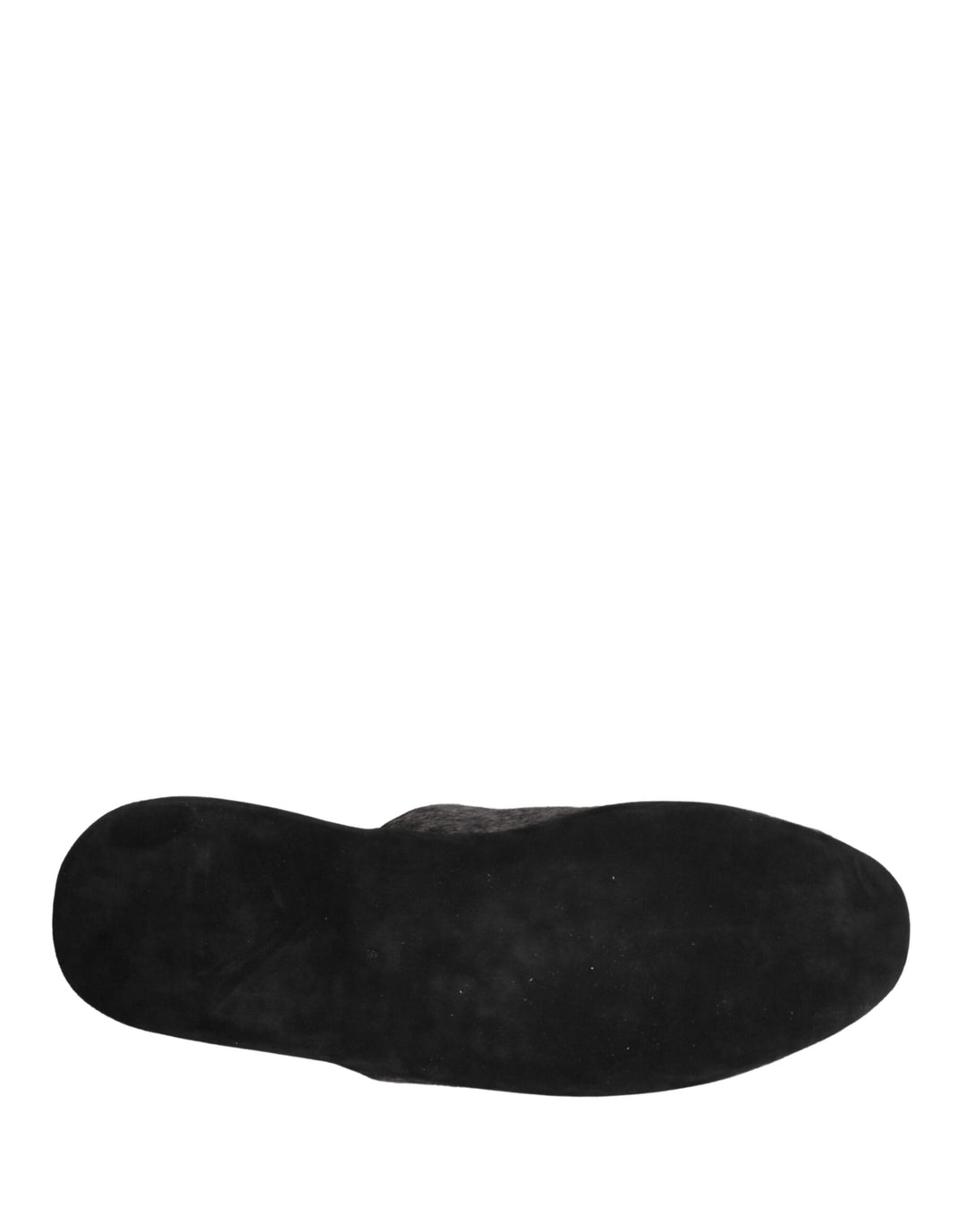 Dark Grey Charcoal Wool Red Slippers Shoes