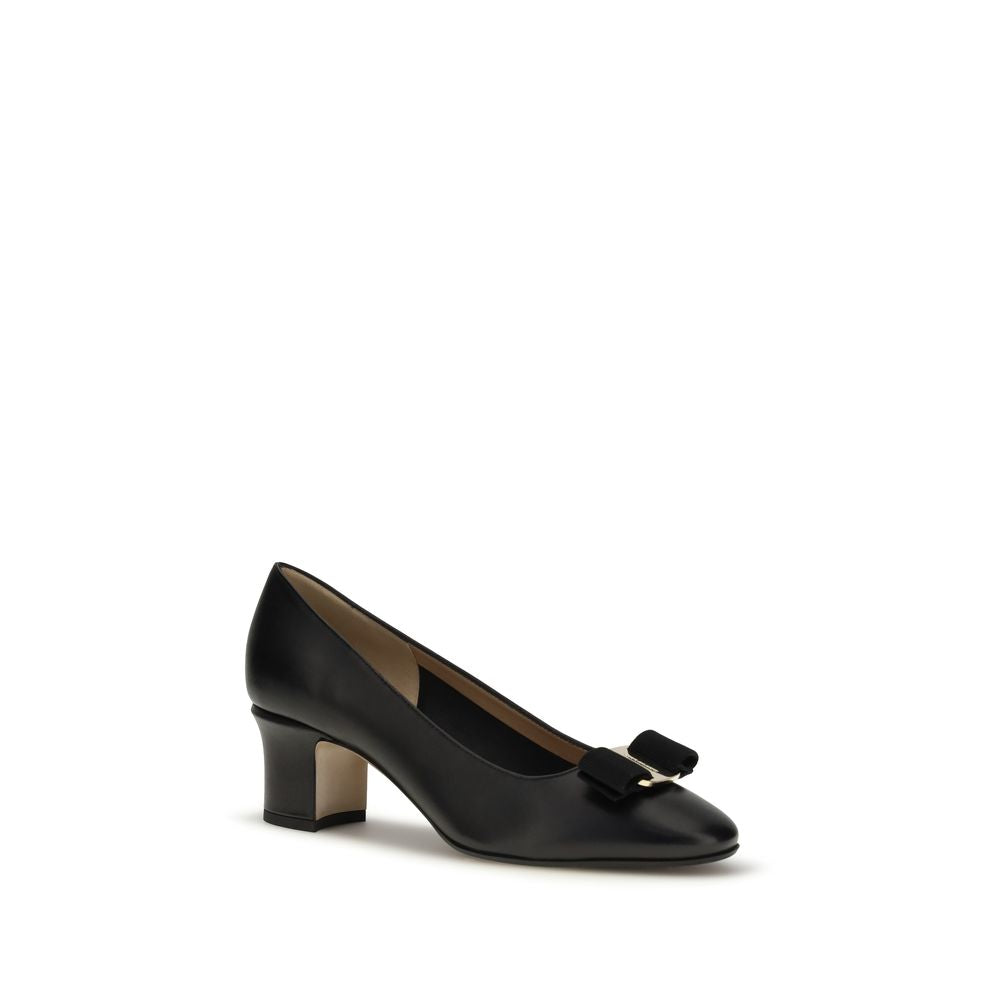 Black Calf Leather Bos Taurus Pumps