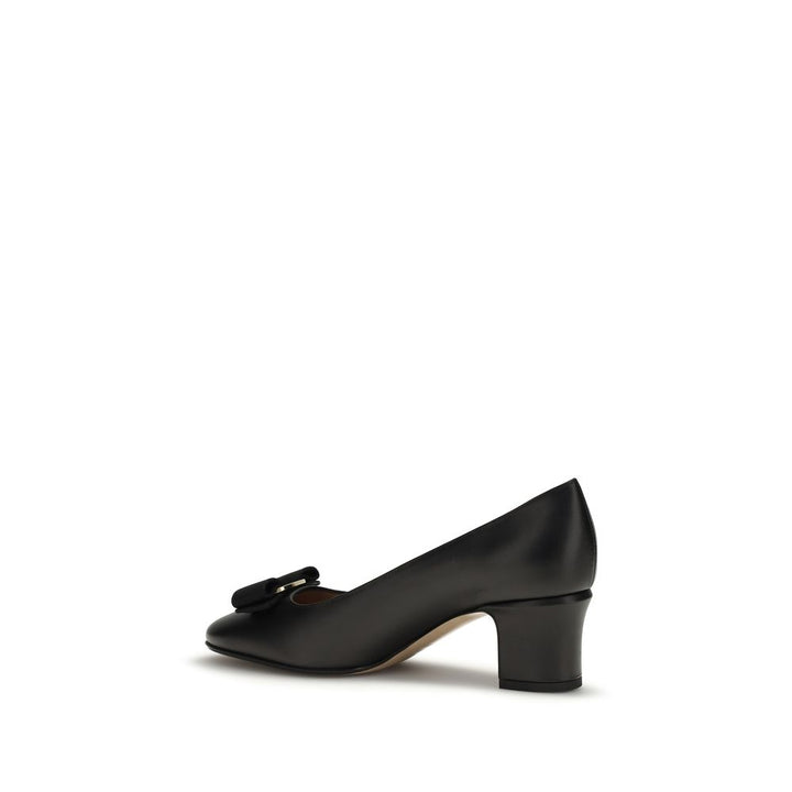 Black Calf Leather Bos Taurus Pumps