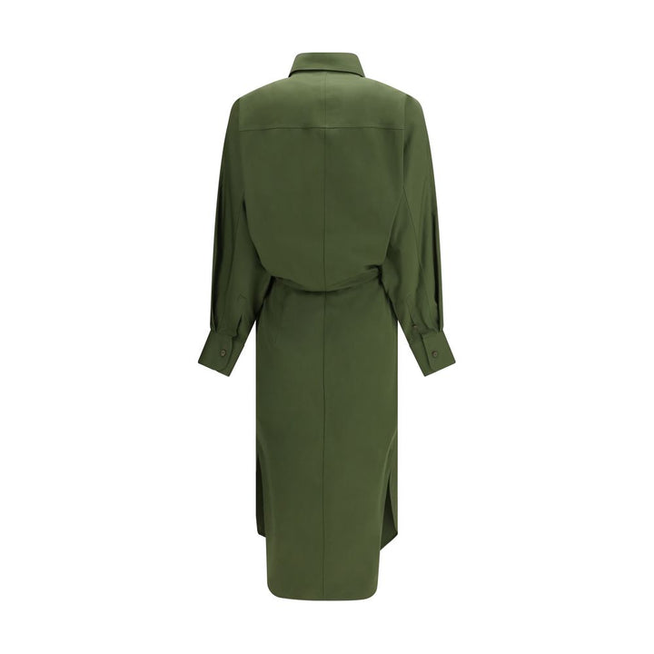 Bicolor Cotton Casual Dress