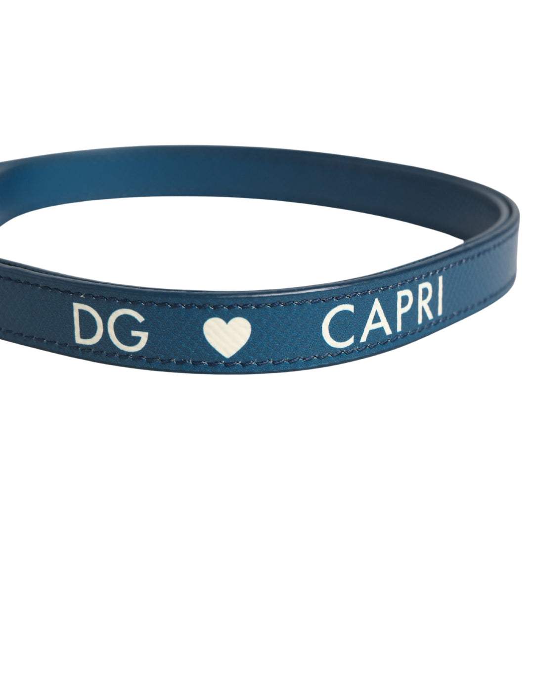 White Calf Leather Logo Flip Holder Strap Airpods Case