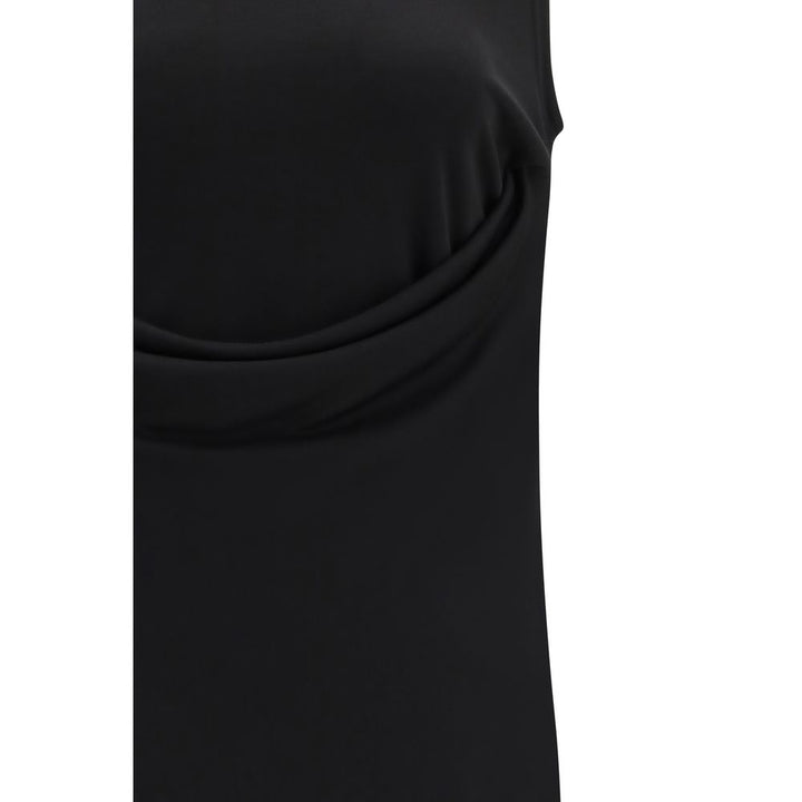 Black Viscose Cocktail Dress