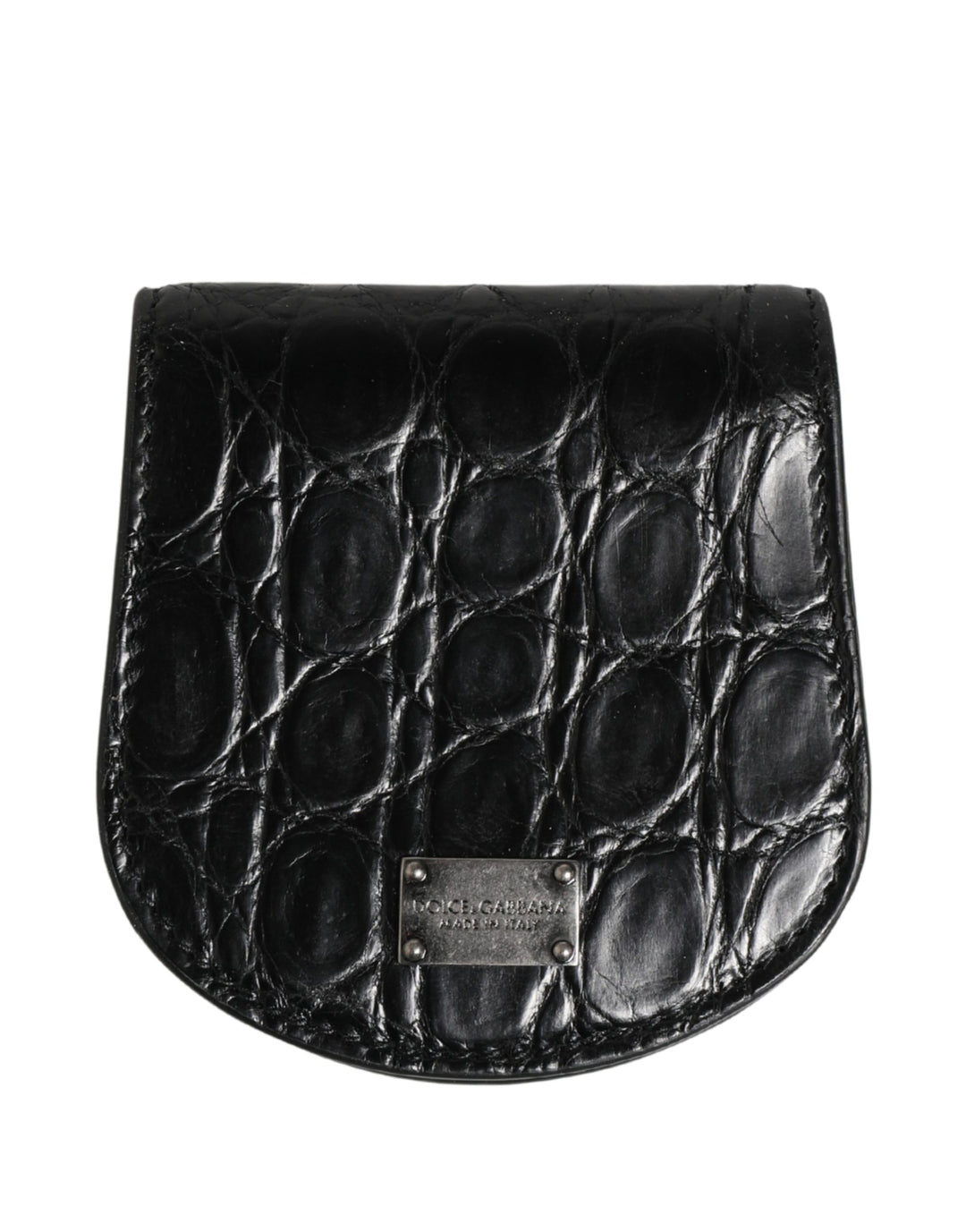 Black Exotic Skin Condom Case Holder Pocket Wallet