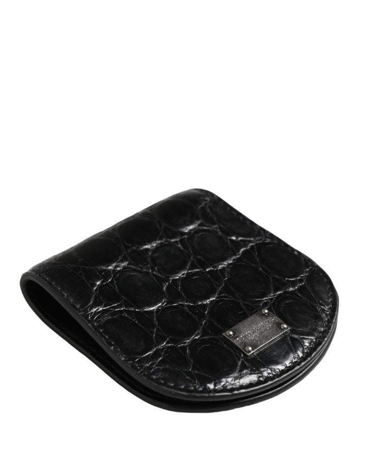 Black Exotic Skin Condom Case Holder Pocket Wallet