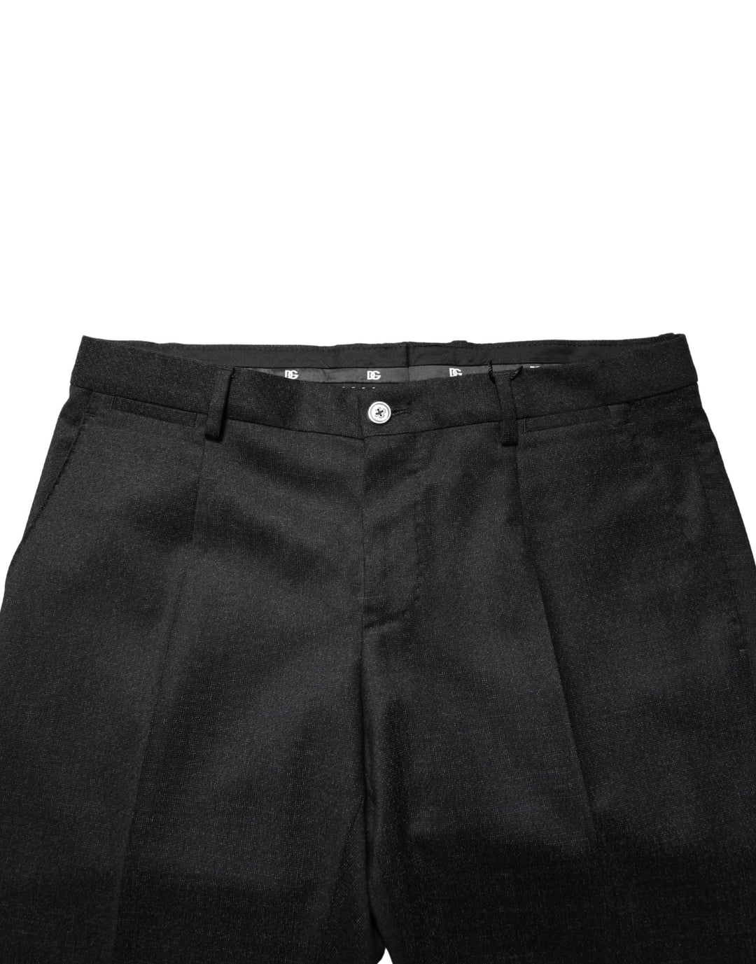 Black Wool Skinny Men Dress Trouser Pants