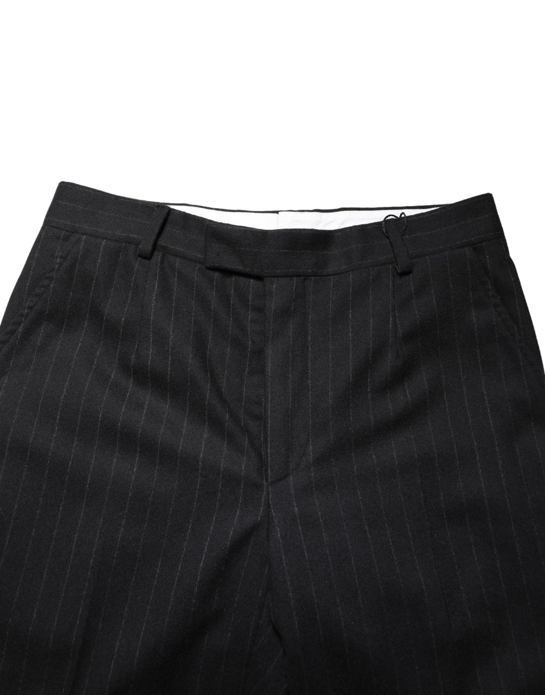 Black Stripes Wool Dress Formal Trouser Pants
