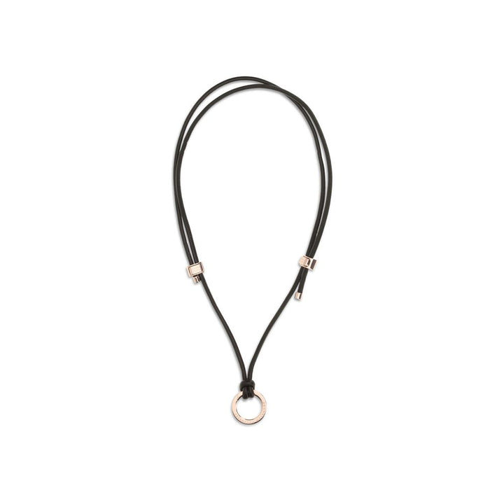 Brown Calf Leather Bos Taurus Keychain