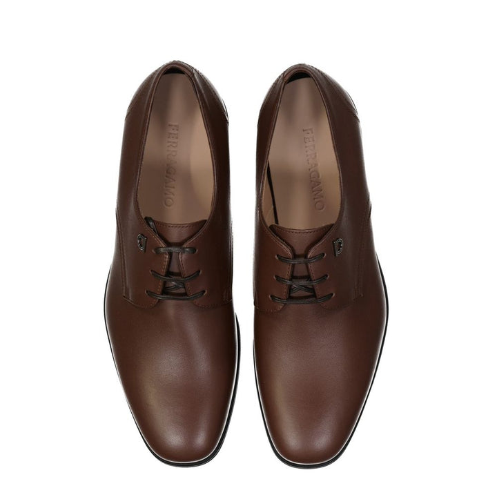 Brown Leather Oxfords And Derbies