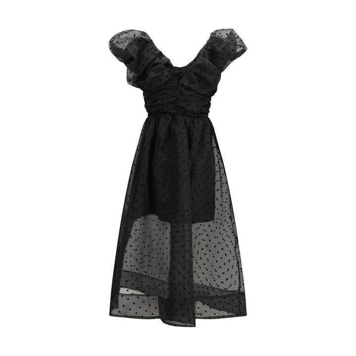 Black Recycled Polyester Cocktail Dress