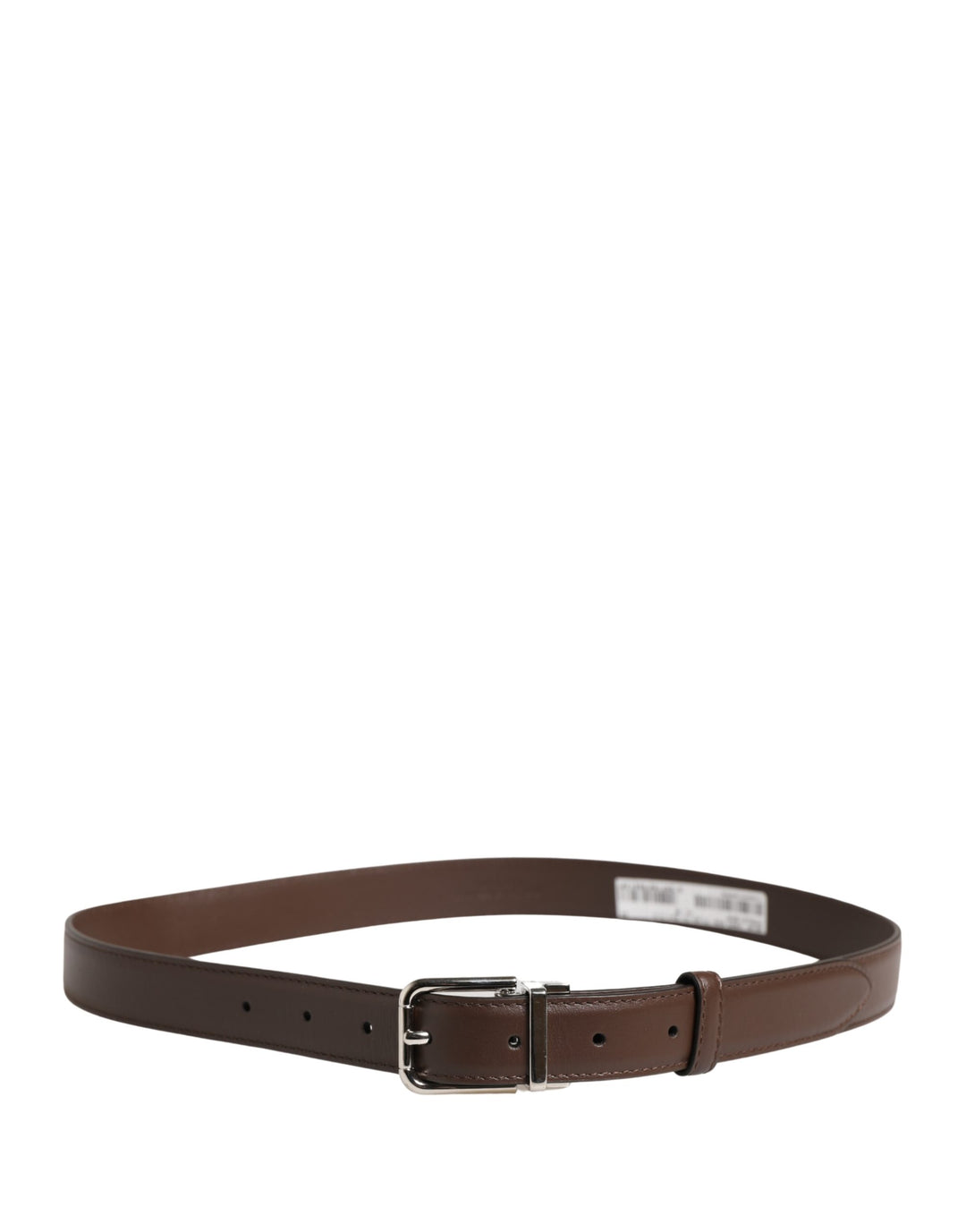 Belt Men Brown Classic Leather Metal Buckle Belt