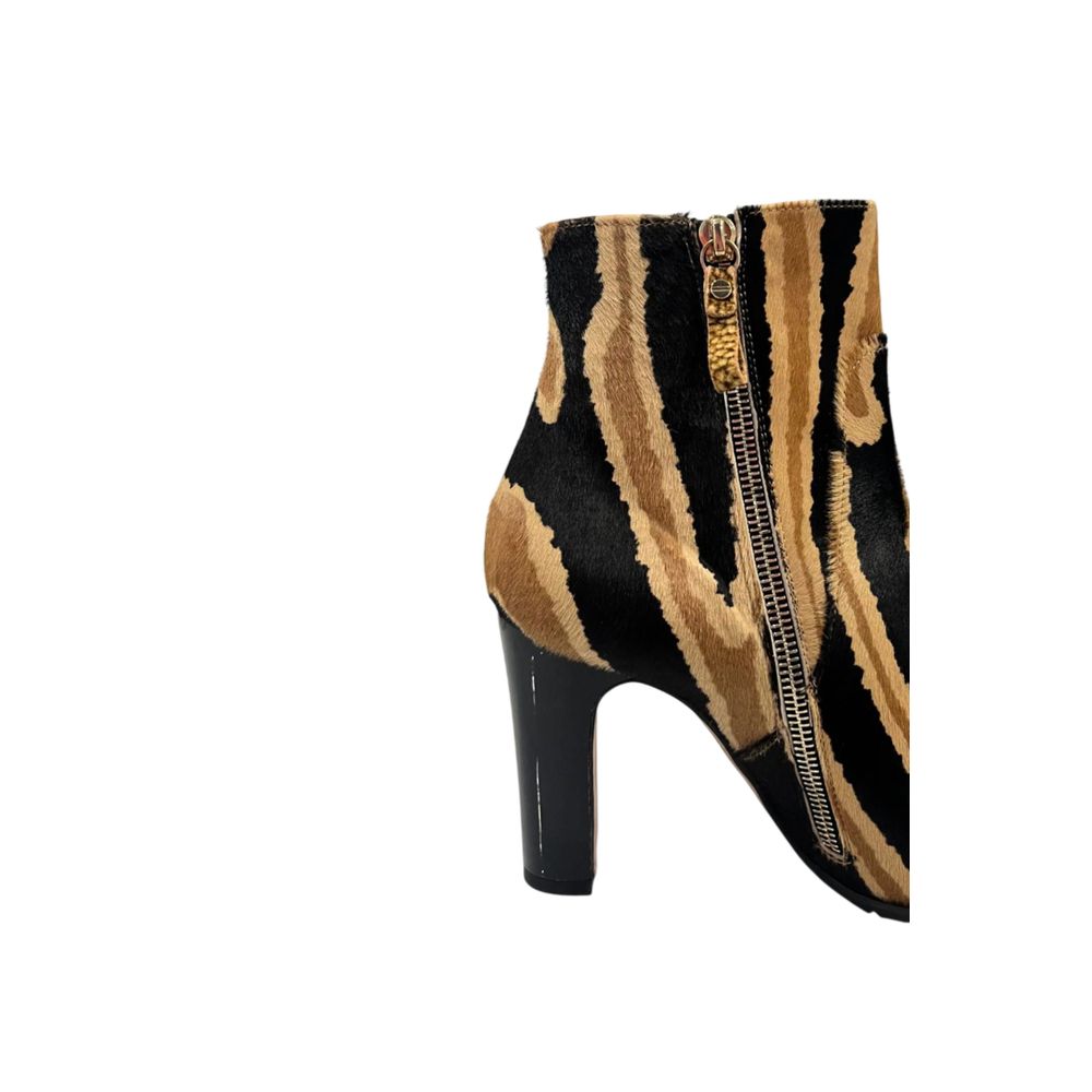 Black Genuine Leather Women Boot