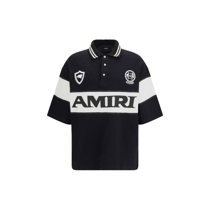 Black Cotton Polo Shirt