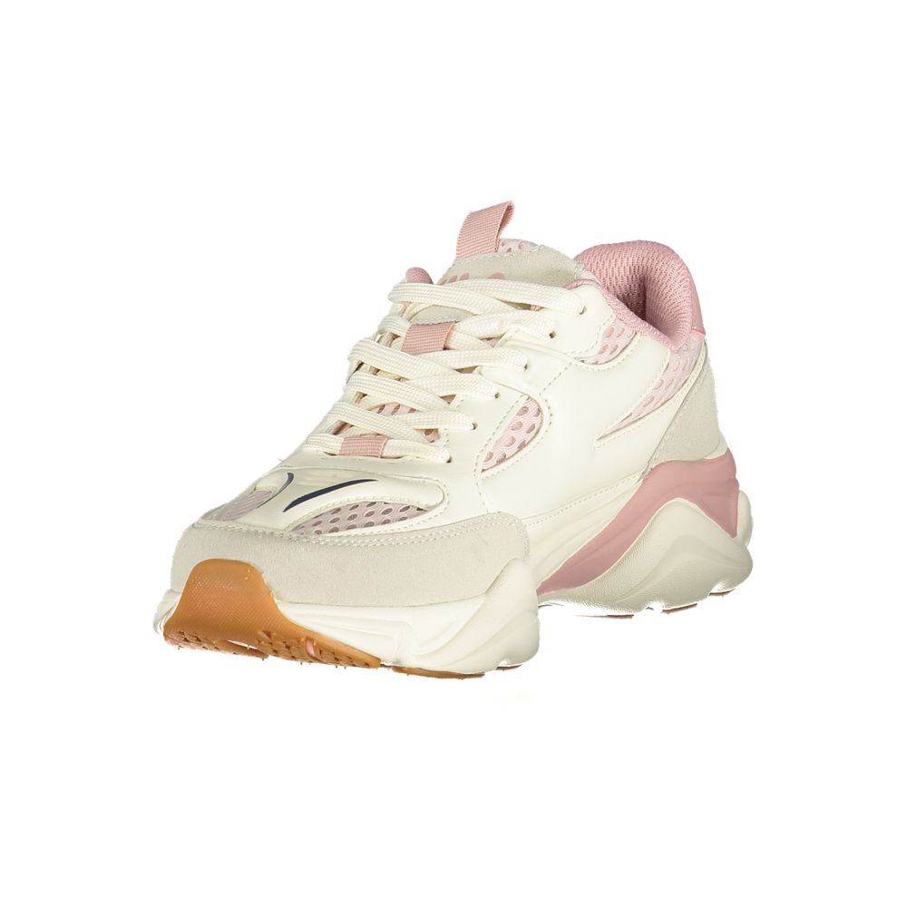 Bianco Poliestere Women Sneaker