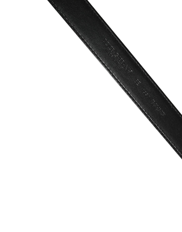 Brown Calf Fur Leopard Metal Buckle Belt