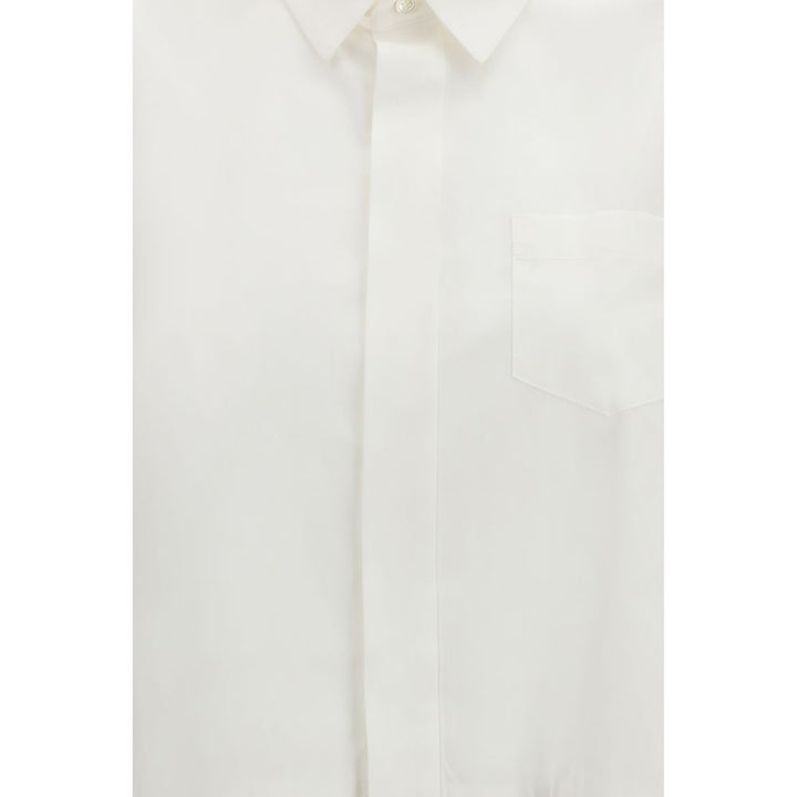 White Cotton Shortsleeve Shirt