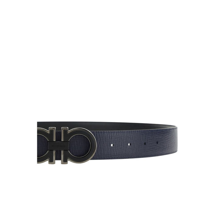 Blue Calf Leather Bos Taurus Belt