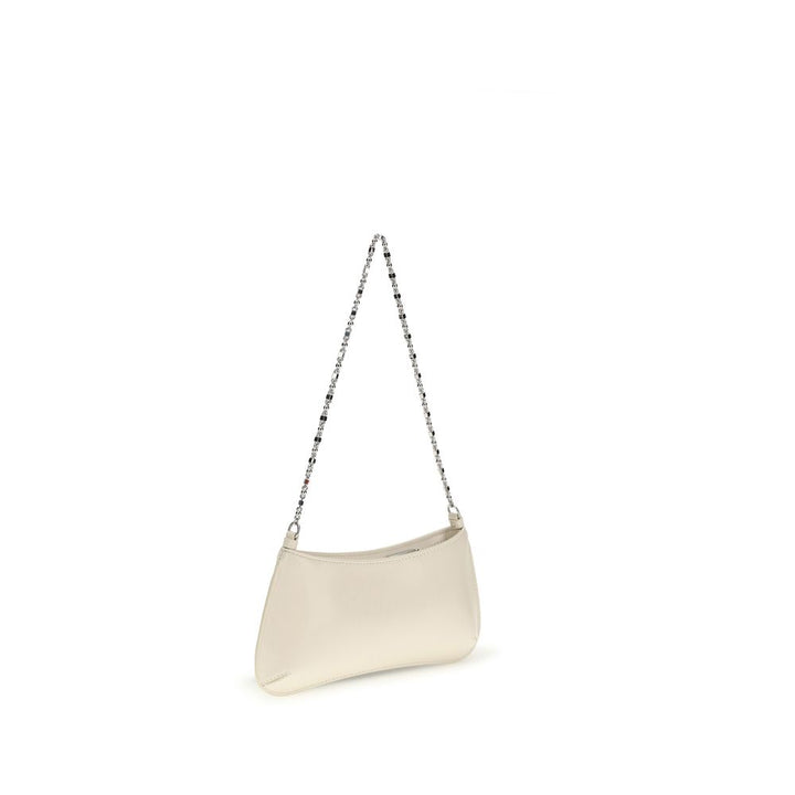 Beige Calf Leather Bos Taurus Shoulder Bag