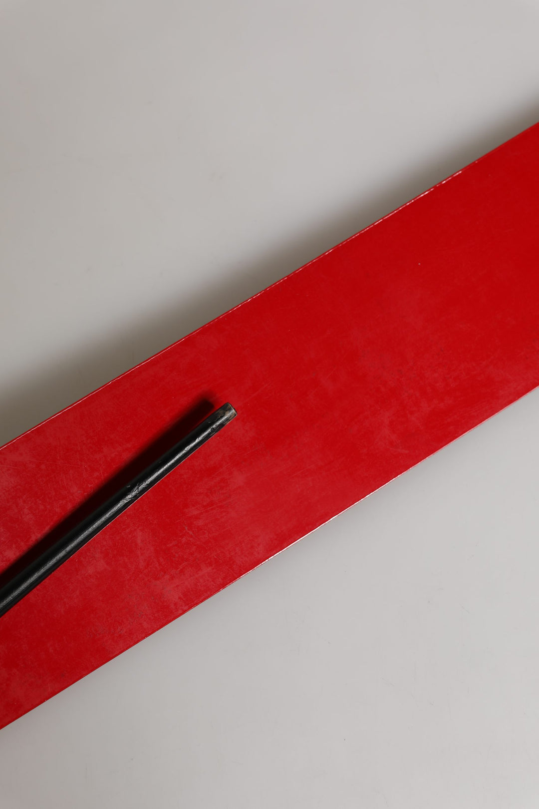 Red Wide Waist Silver Metal Buckle Belt