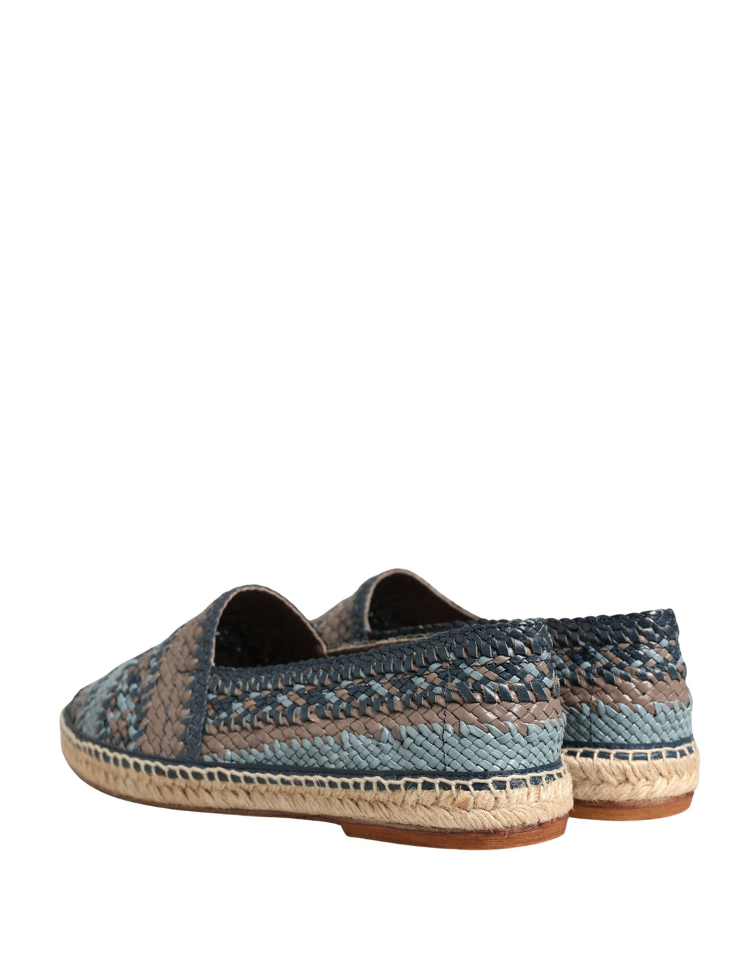 Blue Gray Slip On Buffalo Espadrille Shoes