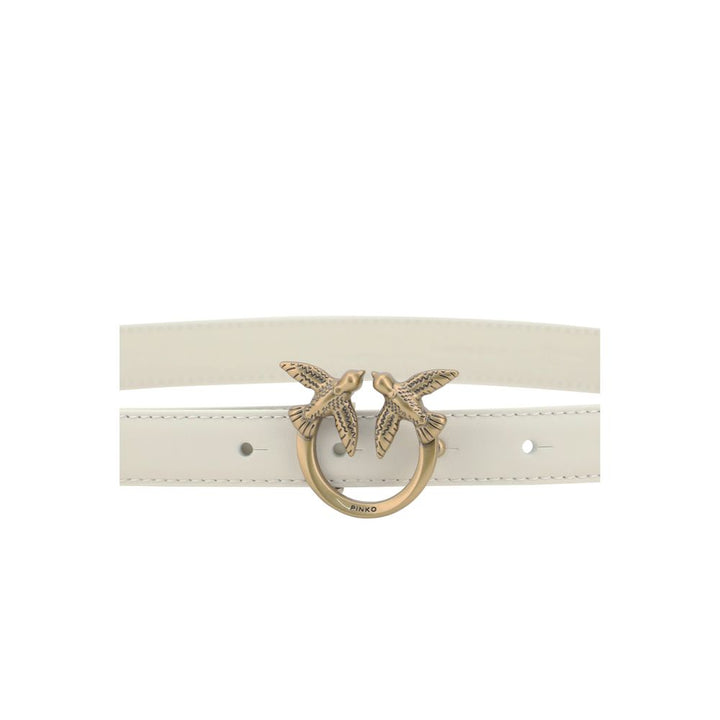 White Calf Leather Bos Taurus Regular Belt