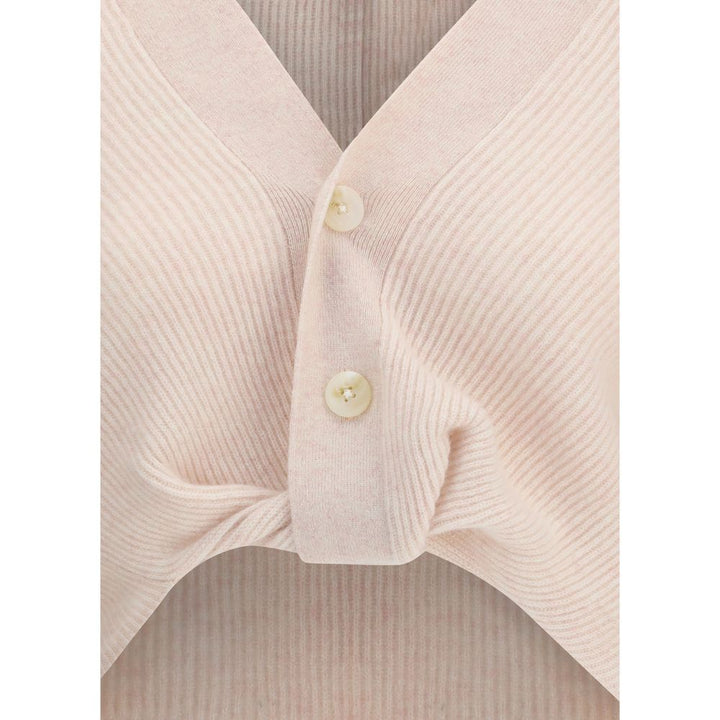 Beige Cashmere Cardigan