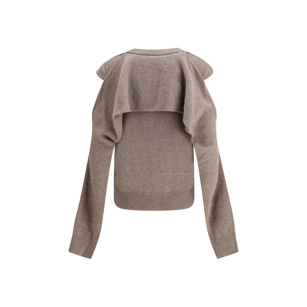 Brown Cashmere Cardigan