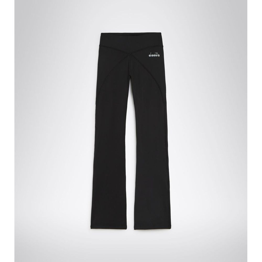 Black Polyester Athletic Pants