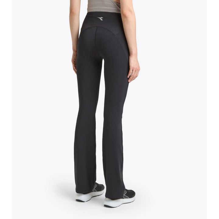 Black Polyester Athletic Pants