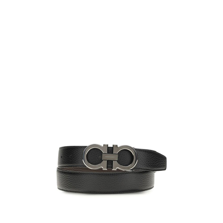 Black Leather Regular Belt