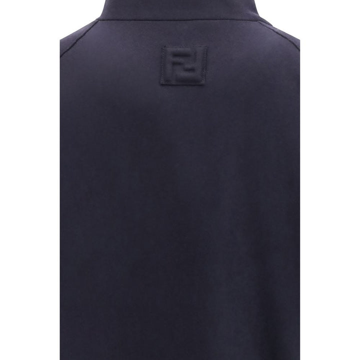 Blue Cashmere Bomber