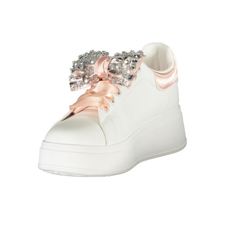 Bianco Poliuretano Women Sneaker