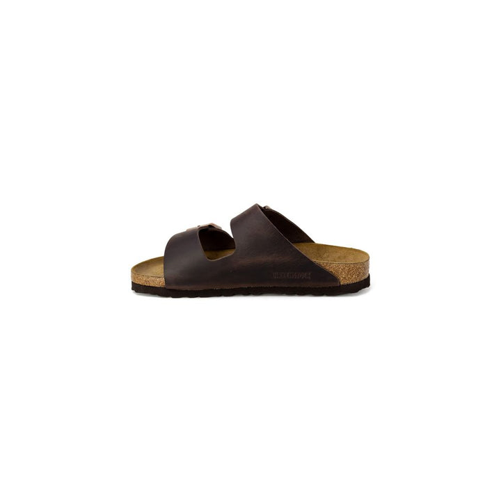 Brown Synthetic Slippers