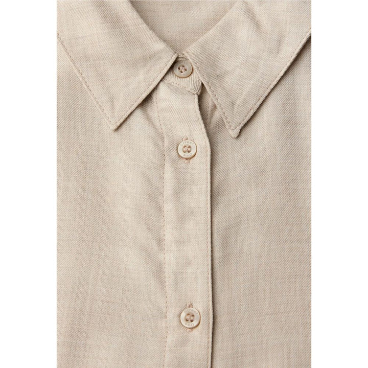 Beige Viscose Blouse