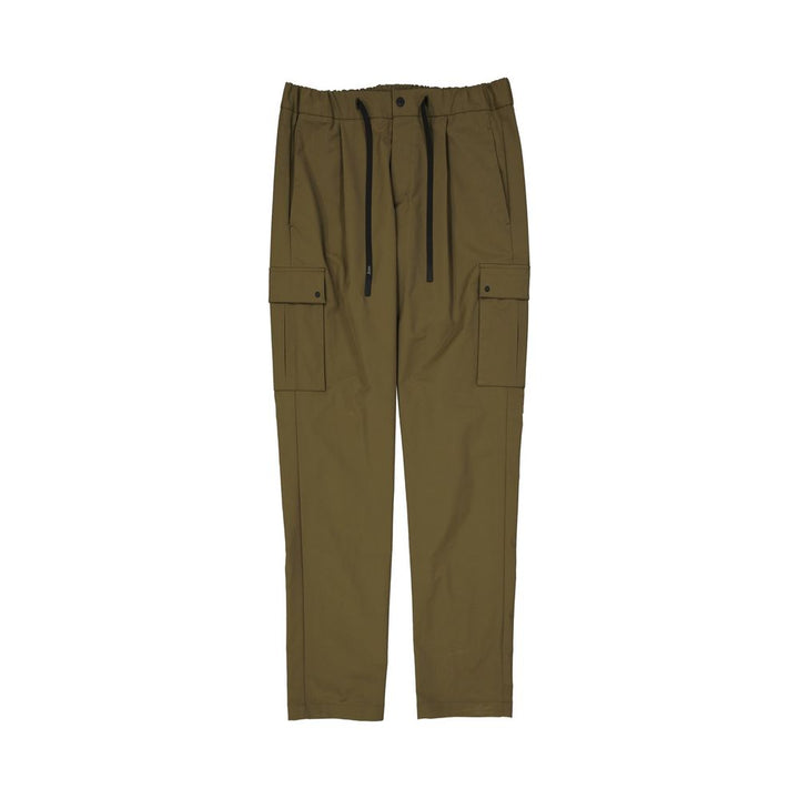 Bicolor Polyester Cargo Pants