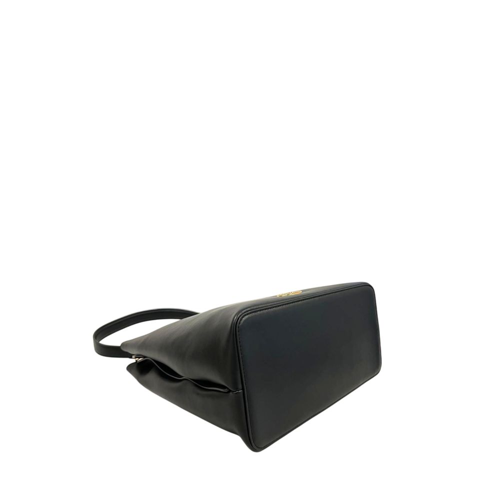 Black PU Women Shoulder Bag