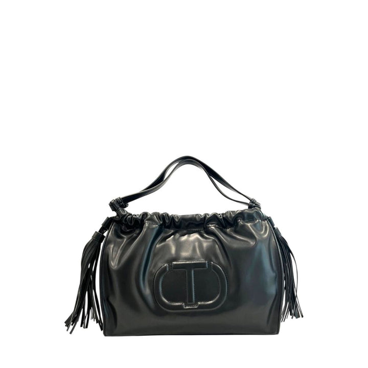 Black PU Women Shoulder Bag