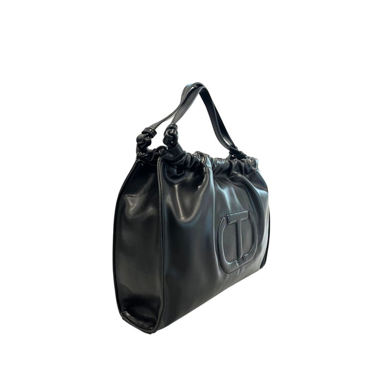Black PU Women Shoulder Bag