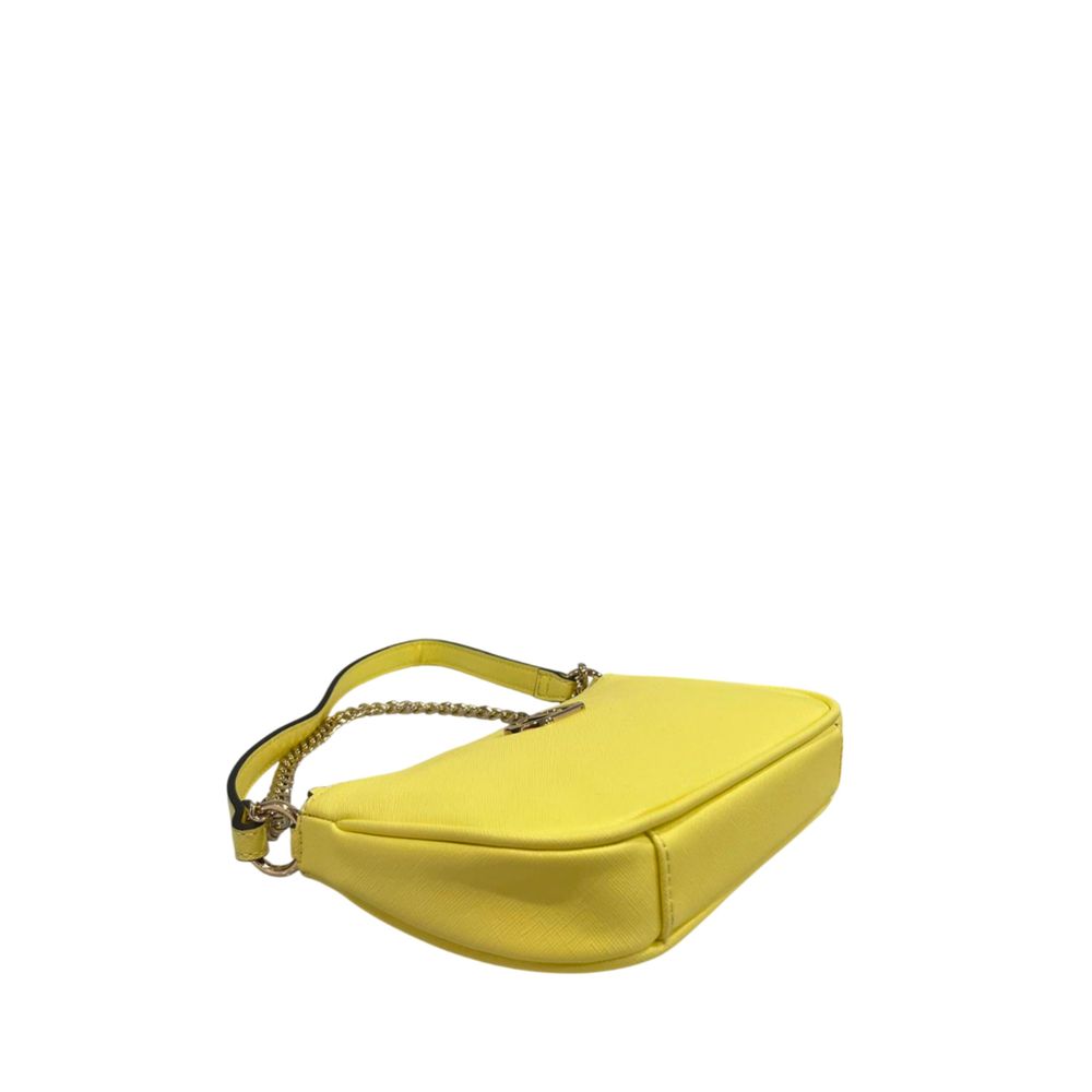 Yellow PU Women Shoulder Bag