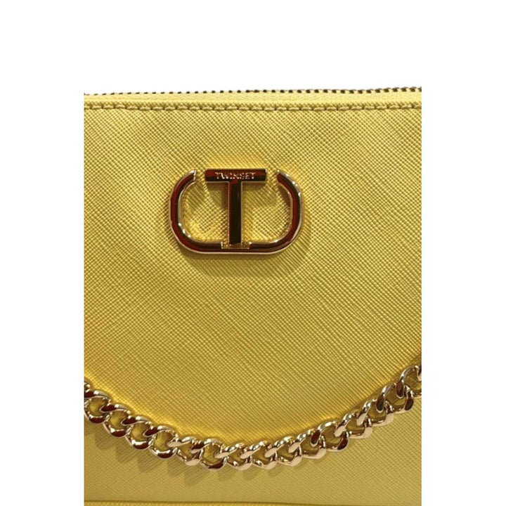 Yellow PU Women Shoulder Bag
