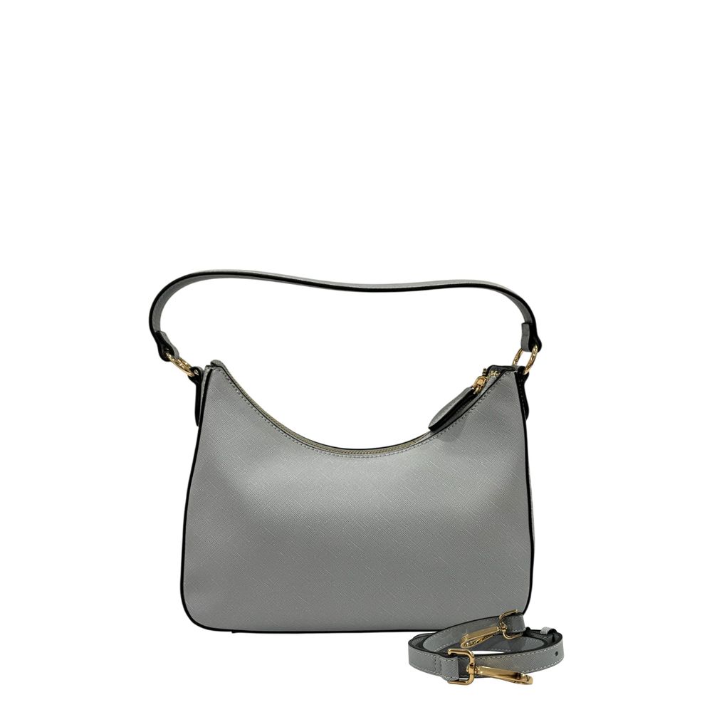 Blue PU Women Shoulder Bag