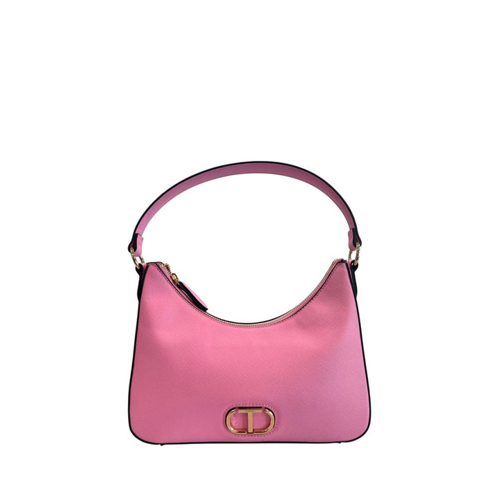 Pink PU Women Shoulder Bag