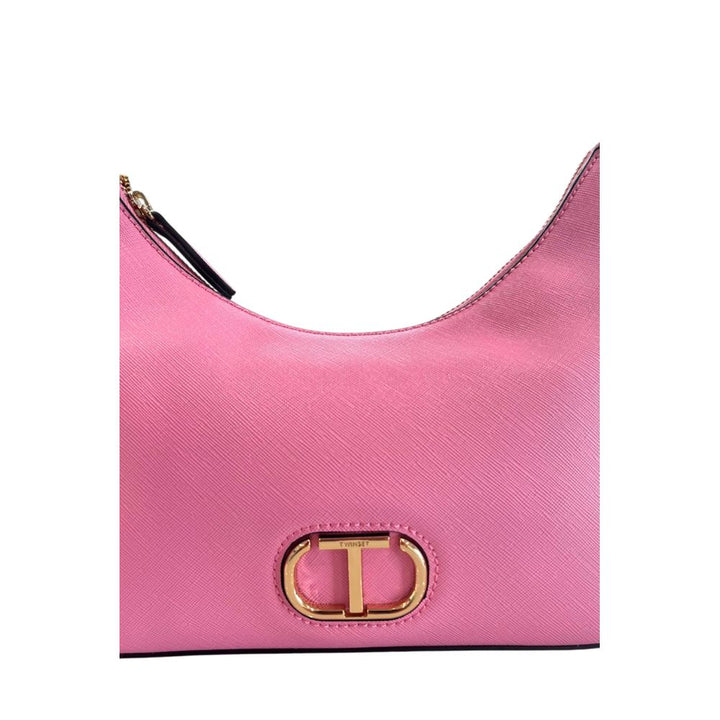 Pink PU Women Shoulder Bag