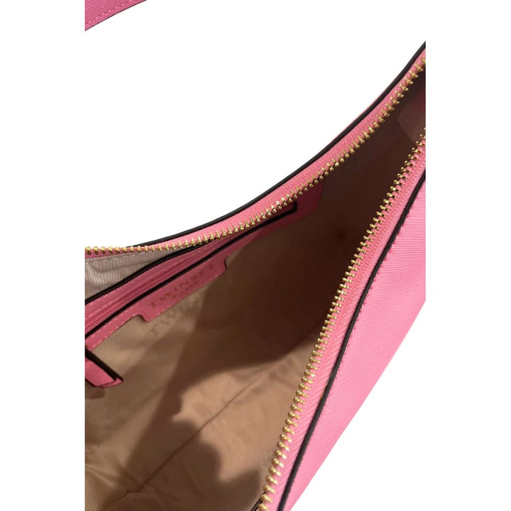 Pink PU Women Shoulder Bag