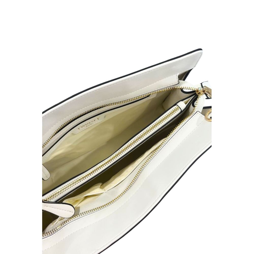 White PU Women Shoulder Bag