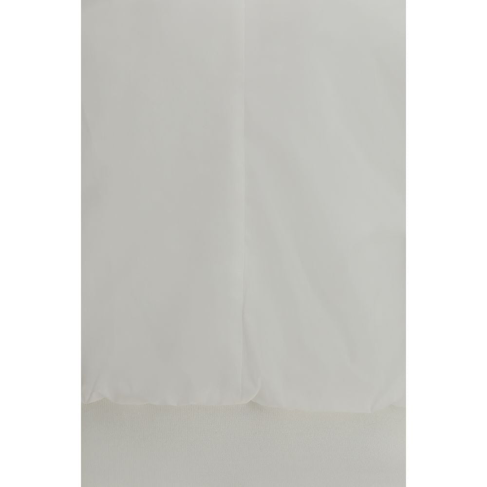 White Polyester Sweatshirt