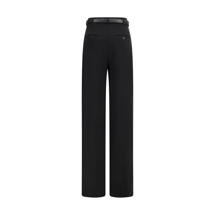 Black Triacetate Dress Pants