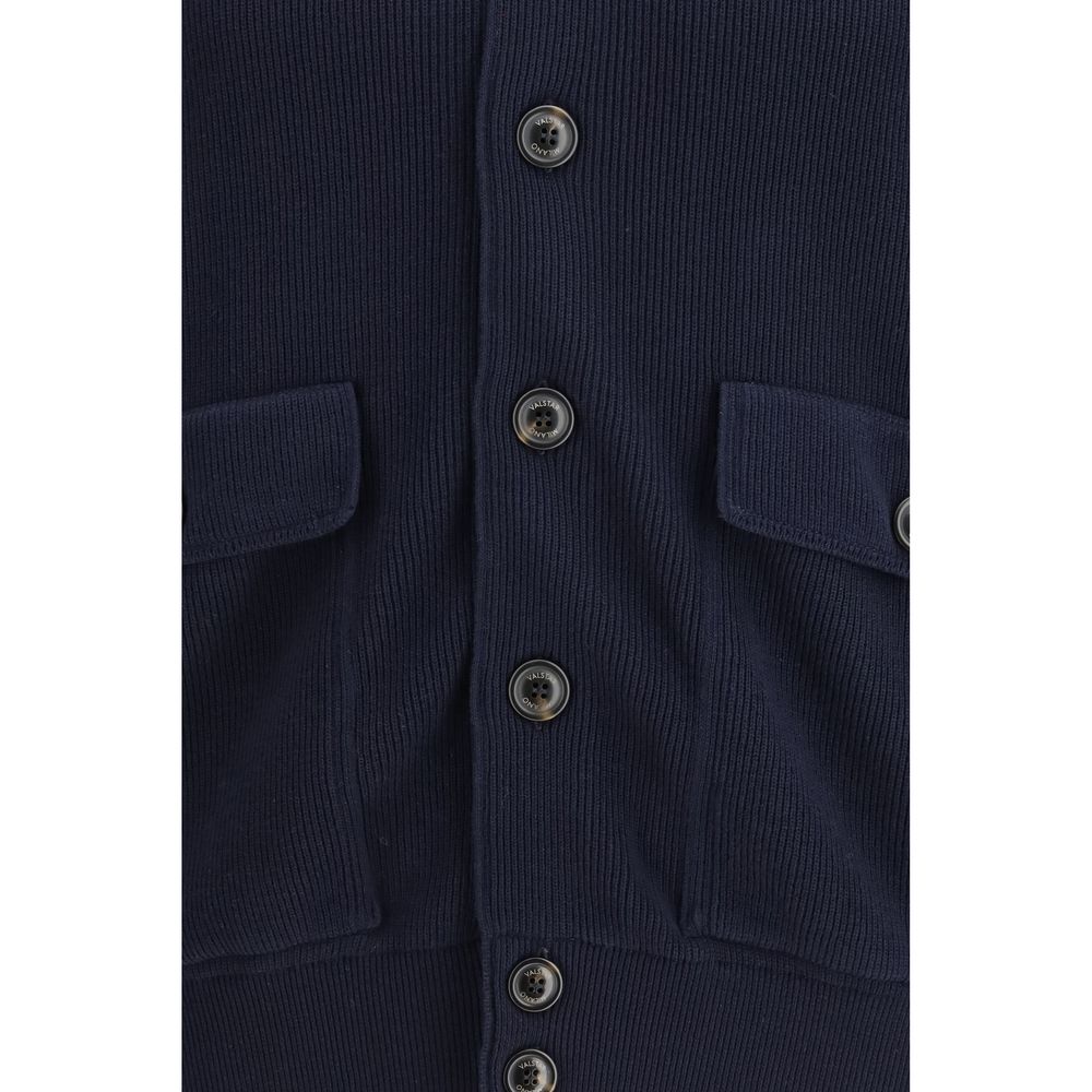 Blue Cotton Sweatshirt