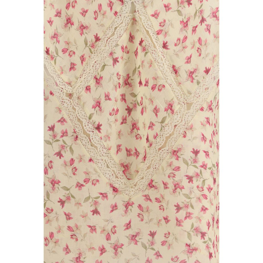 Multicolor Ramie Blouse