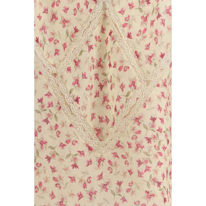 Multicolor Ramie Blouse